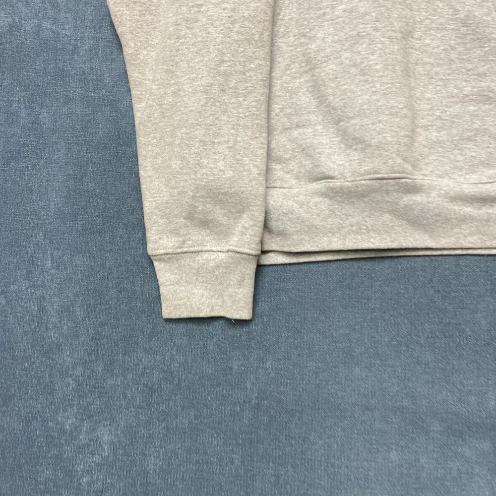 The North Face Hoodie Mens Medium Heather Gray Fleece Lined Kangaroo Pockets